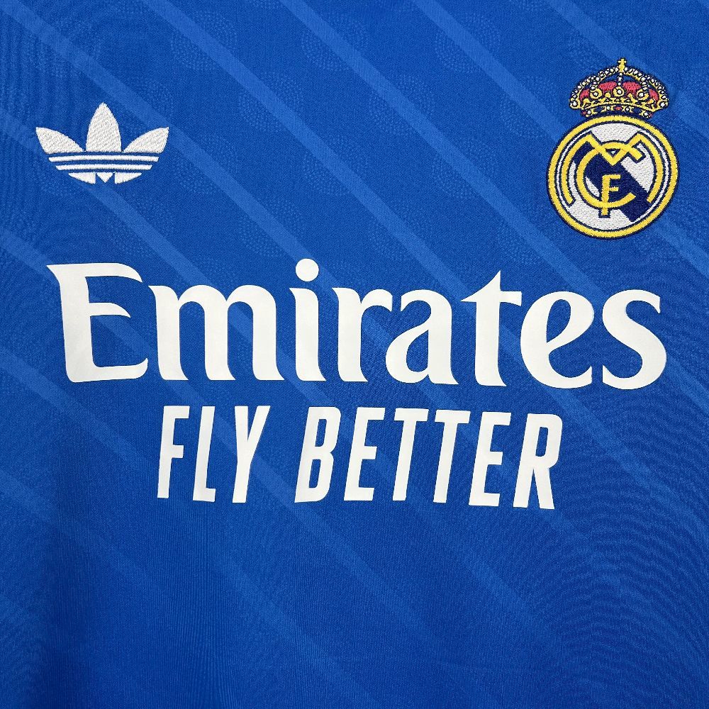 2025-26 Real Madrid Third Away Long-Sleeve Kit - Fan Edition