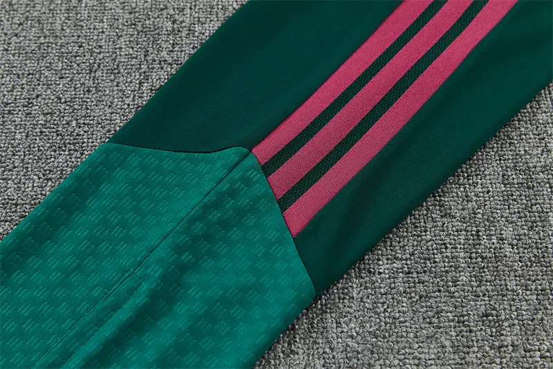 2026-27 Real Madrid Dark Green Half-Zip Training Jersey