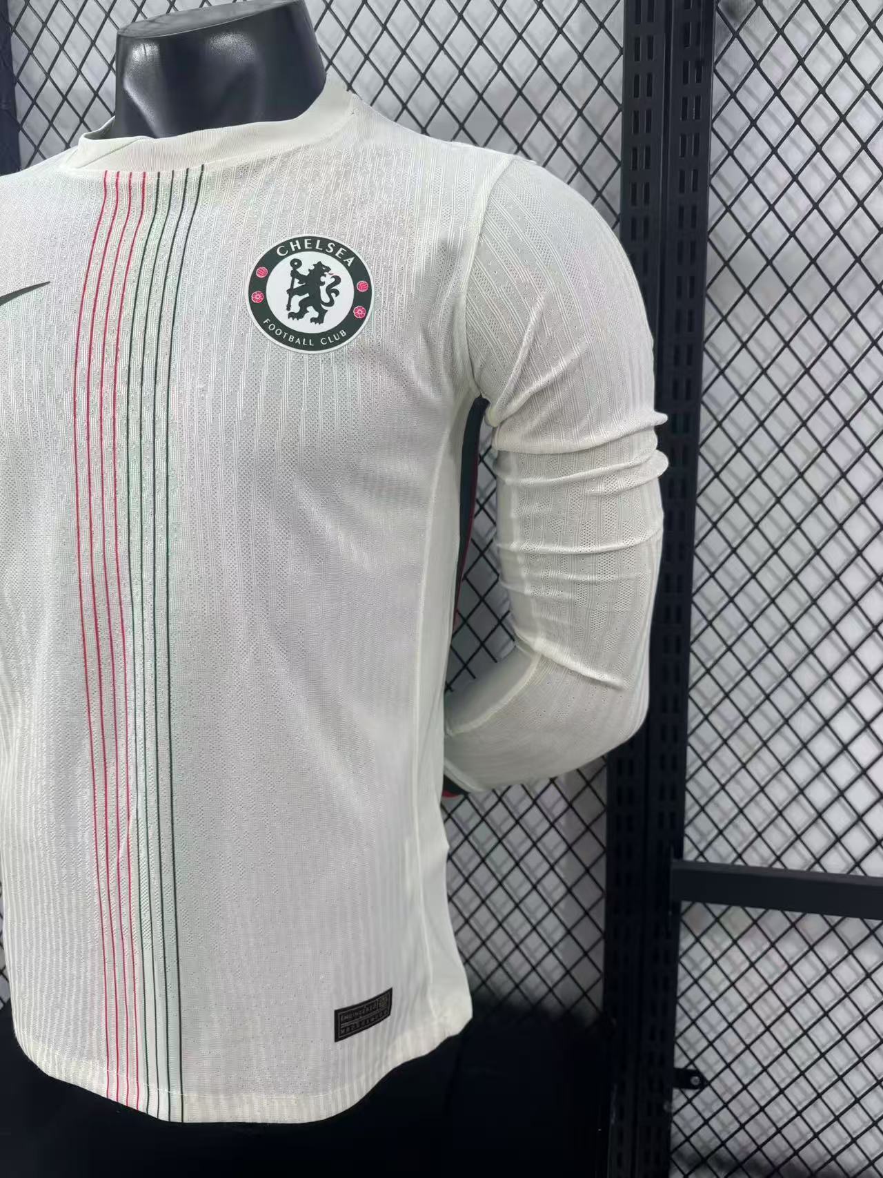 2025-26 Chelsea Away Long-Sleeve Jersey – Player Version