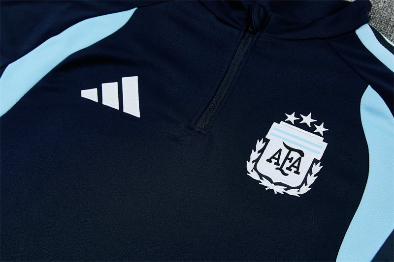2026-27 Argentina Royal Blue Half-Zip Training Jersey