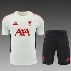 2025-26 Liverpool FC off-white short-sleeved training jersey