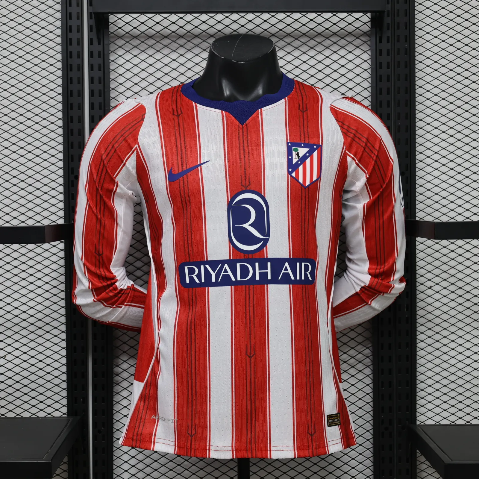 2026-27 Atlético Madrid Home Long-Sleeve Jersey – Player Version