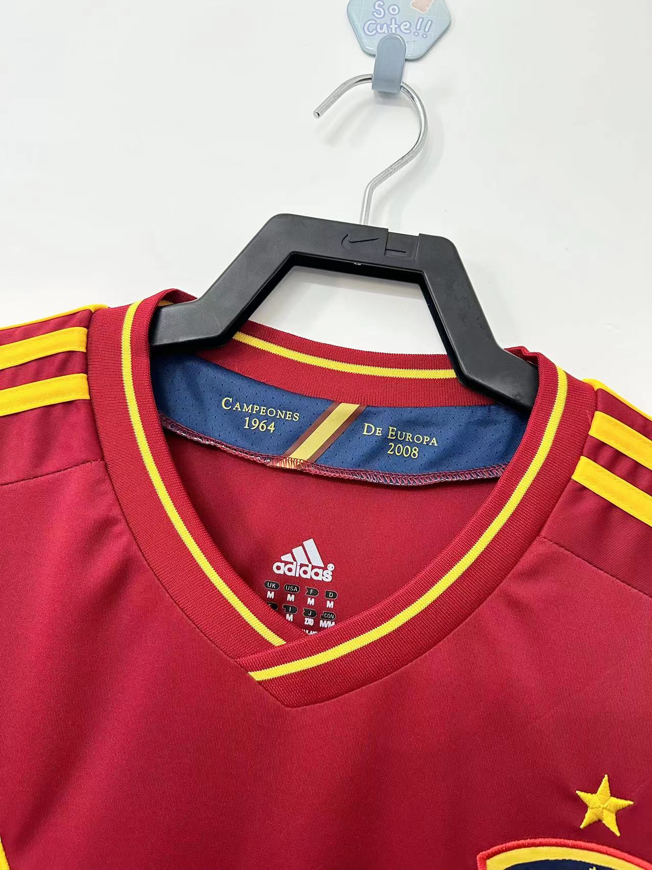 2012 Spain Home Retro Jersey