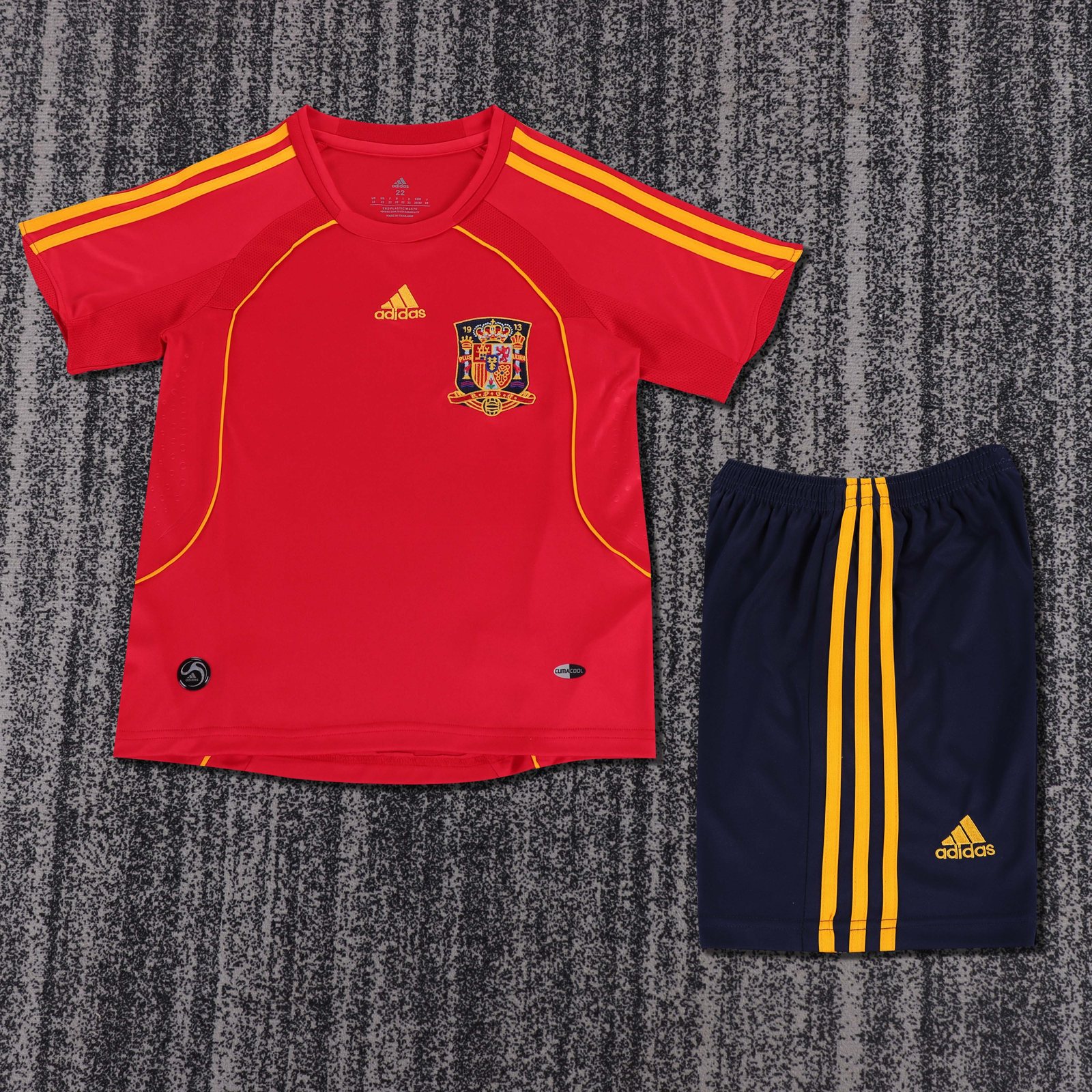 2008 Spain Home Retro Jersey – Kids