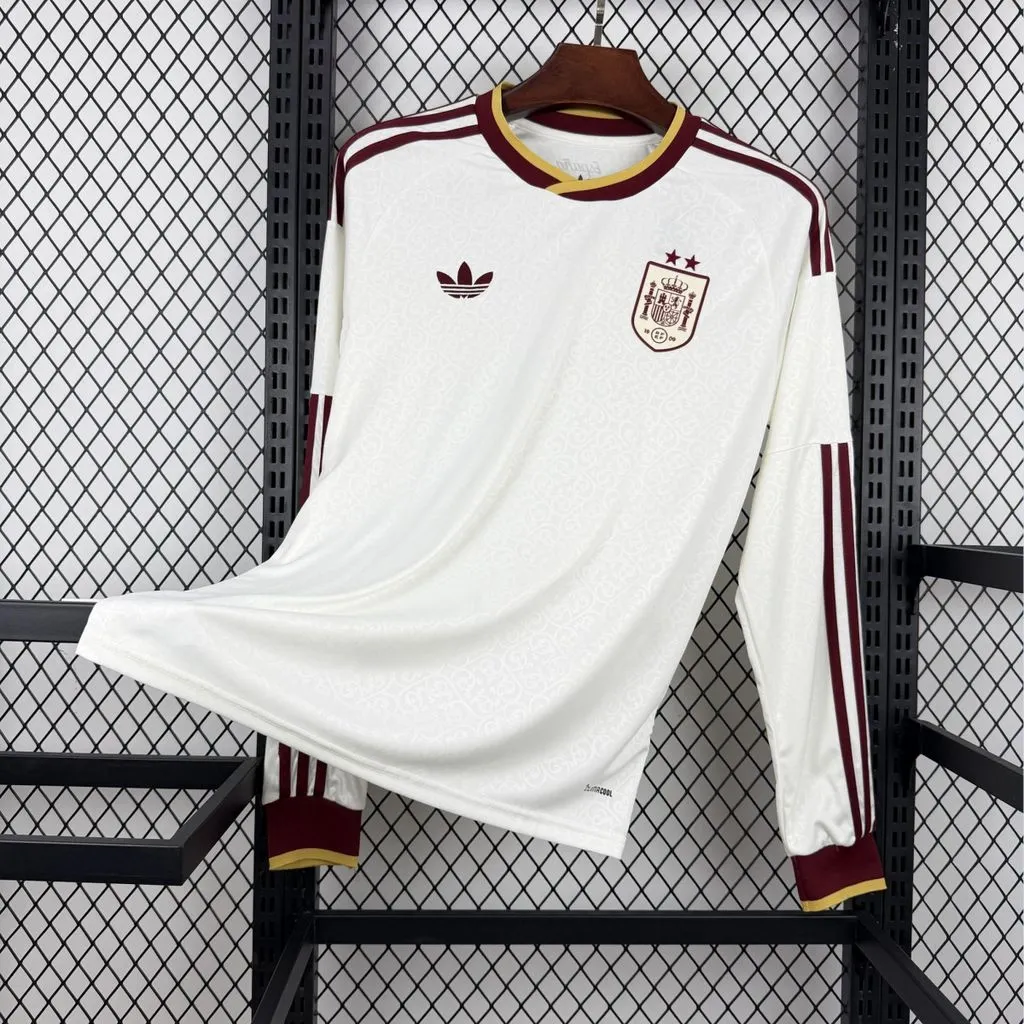 2026-27 Spain Away Long-Sleeve Jersey - Fan Edition