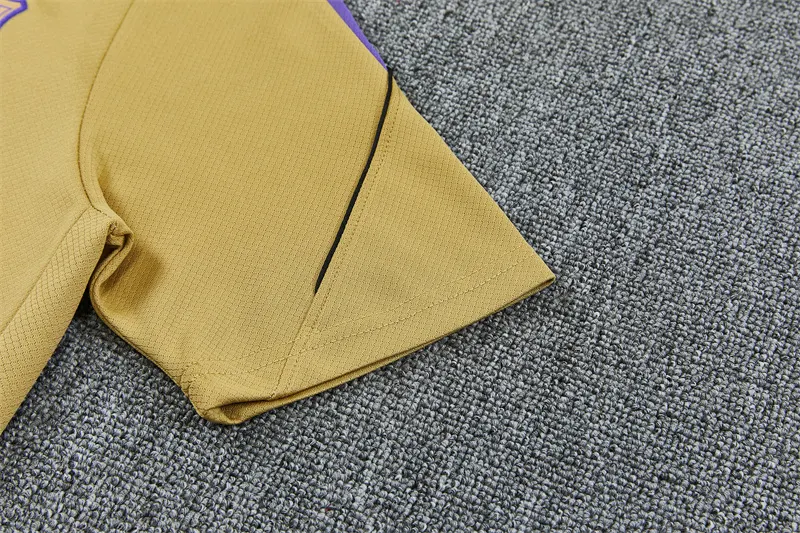 2026-27 Barcelona Gold Short-Sleeve Training Jersey
