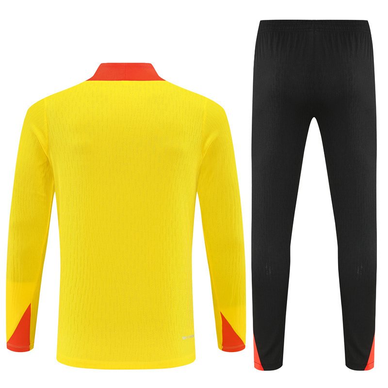 2025-26 Brazil Yellow Half-Zip Training Jersey