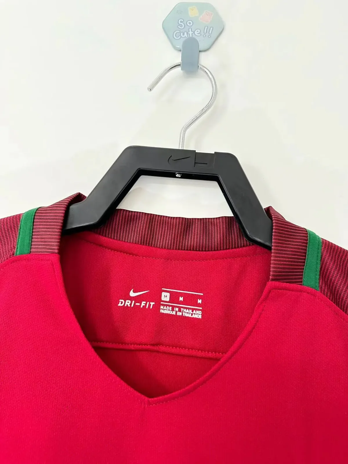 2016 Portugal Home Long Sleeve Retro Jersey