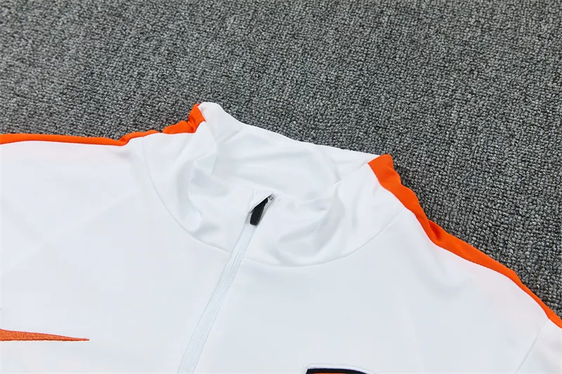 2026-27 Netherlands White Half-Zip Training Jersey