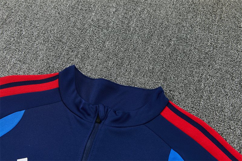 2026-27 Lyon Royal Blue Half-Zip Training Jersey