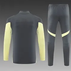2025-26 Real Madrid dark grey half-zip training jersey