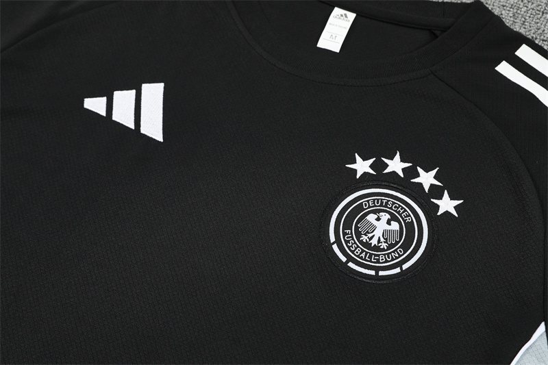 2025-26 Germany Black Short-Sleeve Training Jersey