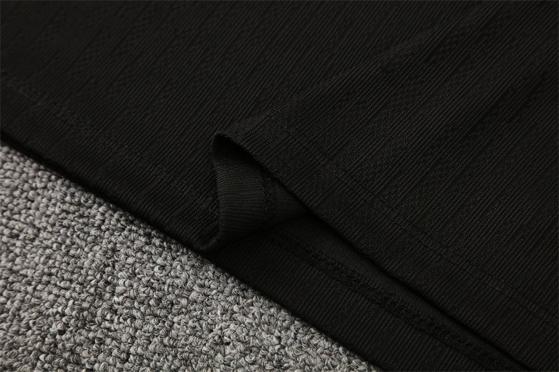 2025-26 France Black Half-Zip Training Jersey