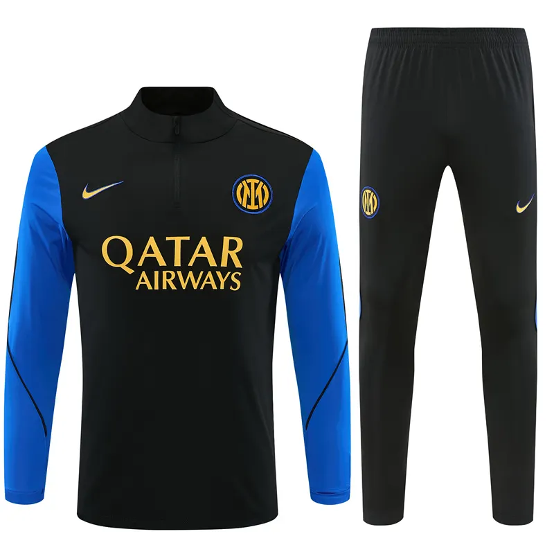 2026-27 Inter Milan Black Half-Zip Training Jersey