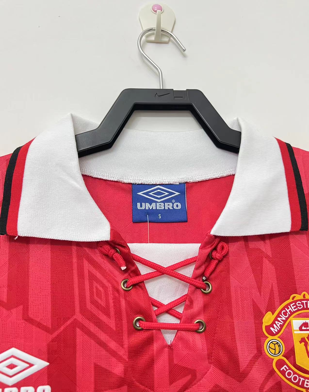 1992-94 Manchester United home retro jersey