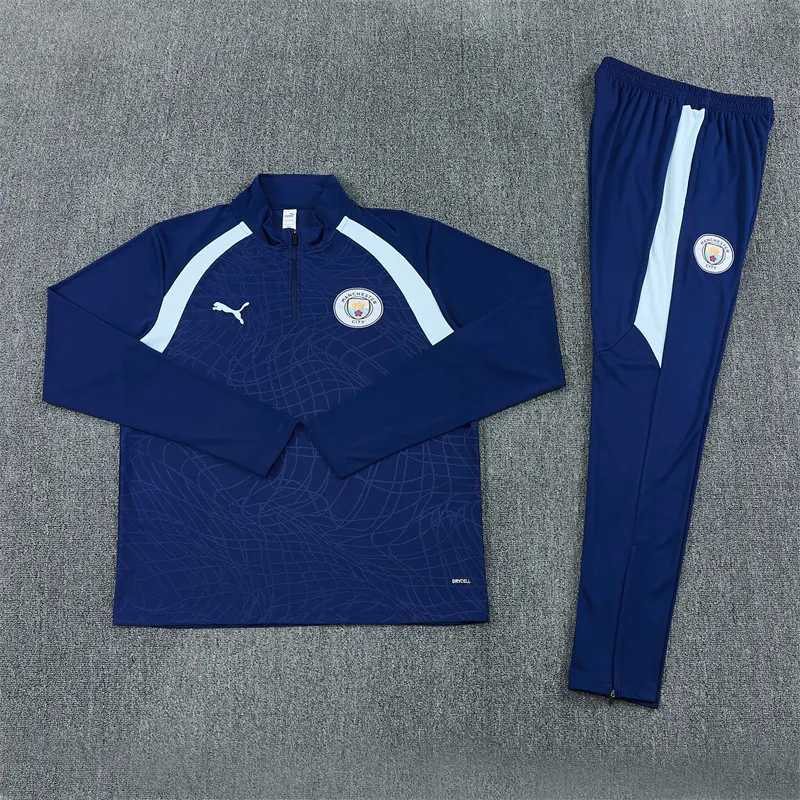 2026-27 Manchester City Royal Blue Half-Zip Training Jersey