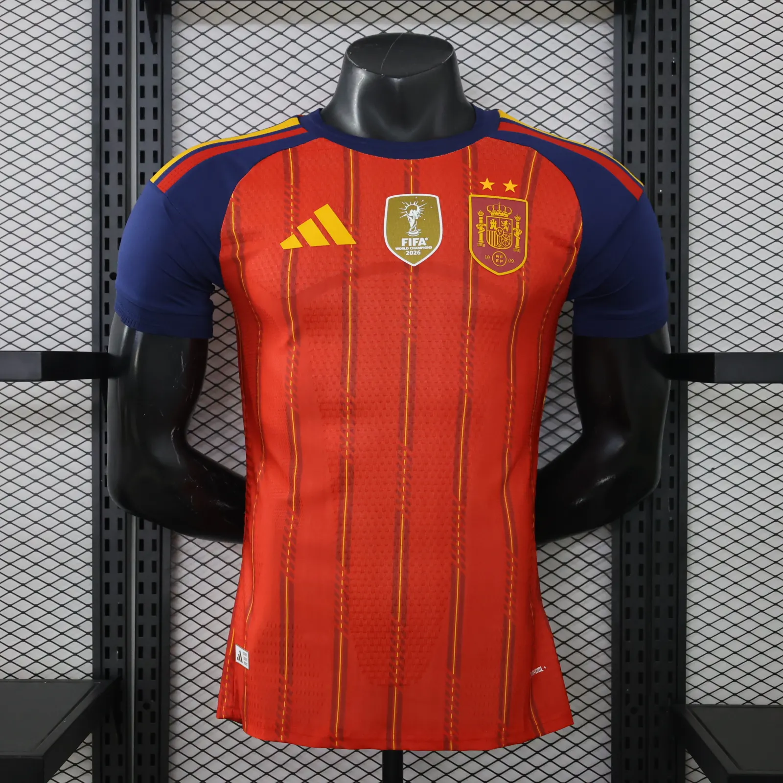 2026-27 Spain Home Jersey (with two stars) – Player Version