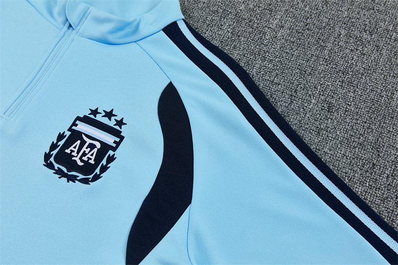 2026-27 Argentina Light Blue Half-Zip Training Jersey