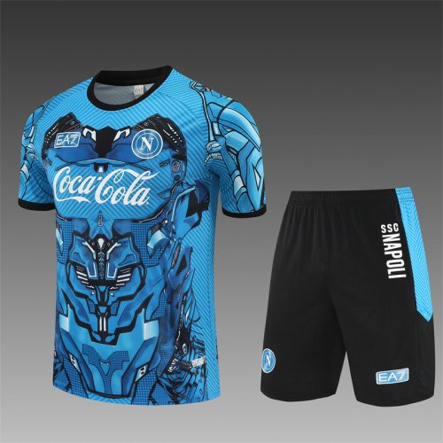 2025-26 Napoli Light Blue Short Sleeve Training Jersey
