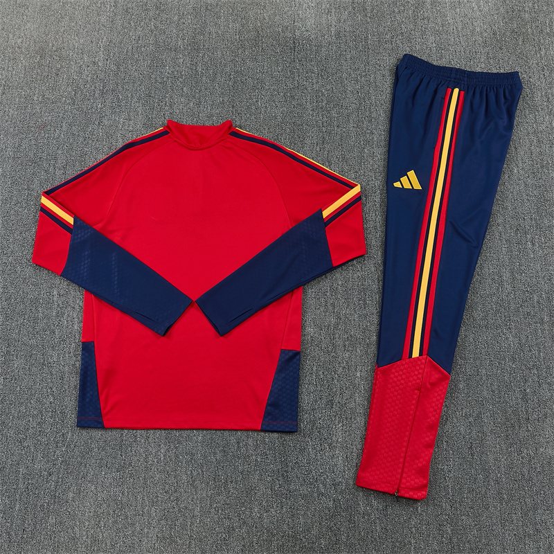 2026-27 Spain Red Half-Zip Training Jersey