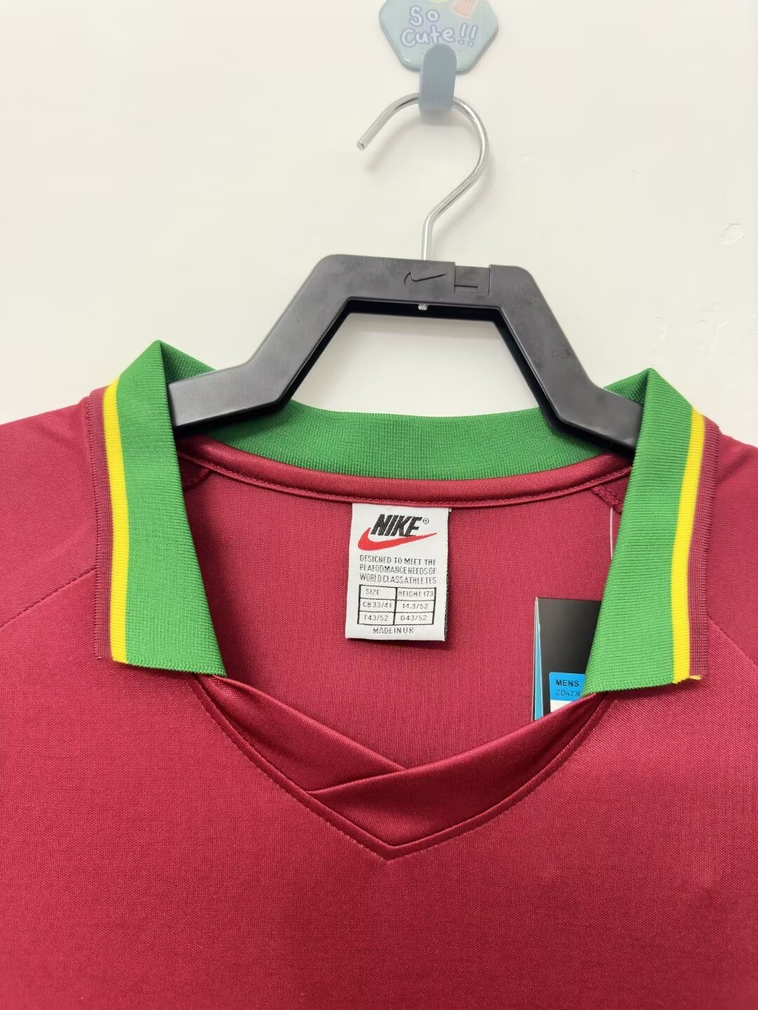 1998 Portugal Home Retro Jersey