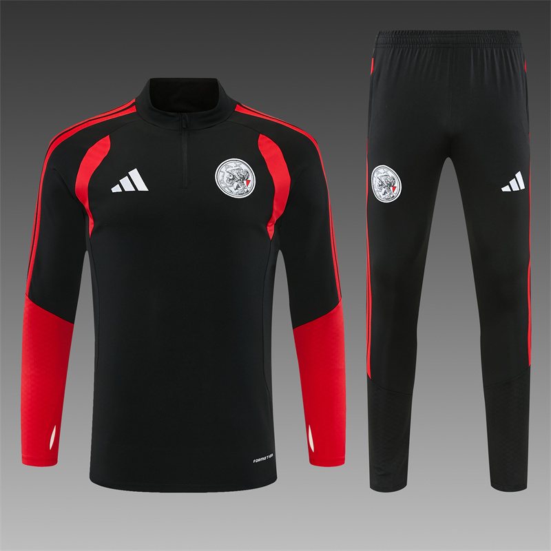 2026-27 Ajax Black Half-Zip Training Jersey
