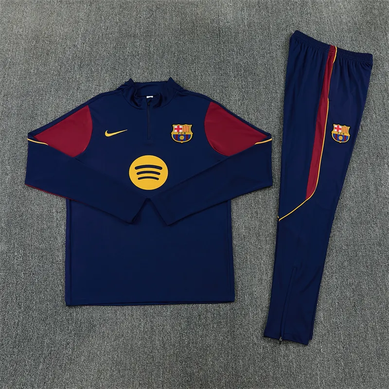 2026-27 Barcelona Royal Blue Half-Zip Training Jersey