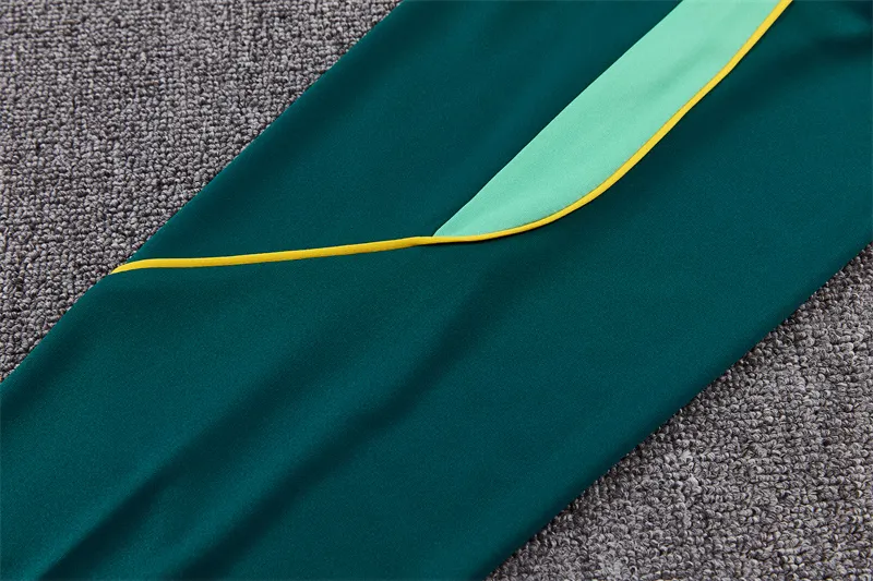 2026-27 Brazil Dark Green Half-Zip Training Jersey