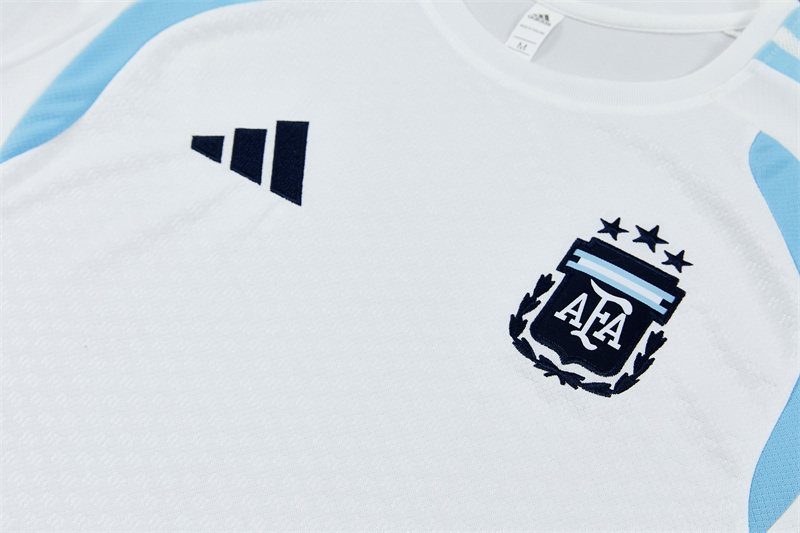 2026-27 Argentina White Short-Sleeve Training Jersey