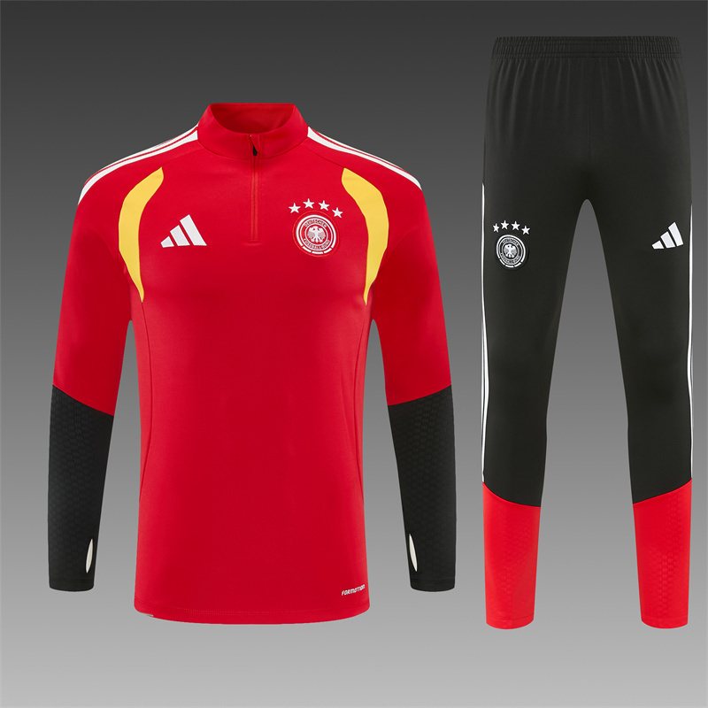 2026-27 Germany Red Half-Zip Training Jersey