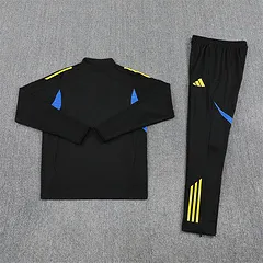 2025-26 Manchester United Black Half-Raised Training Jersey
