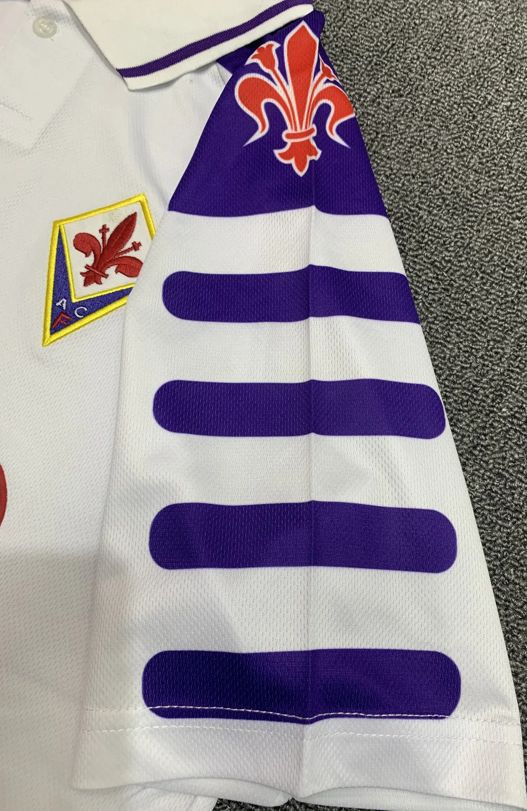 1998-99 Fiorentina away white retro jersey