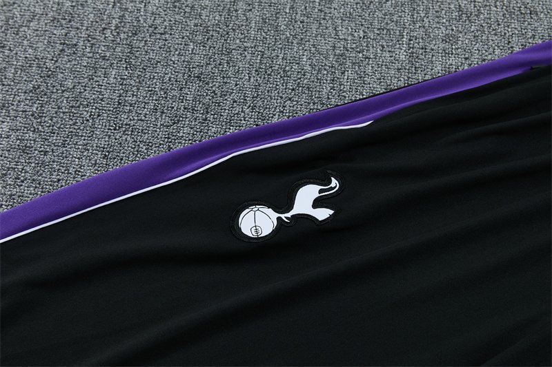 2026-27 Tottenham Hotspur Black Half-Zip Training Kit