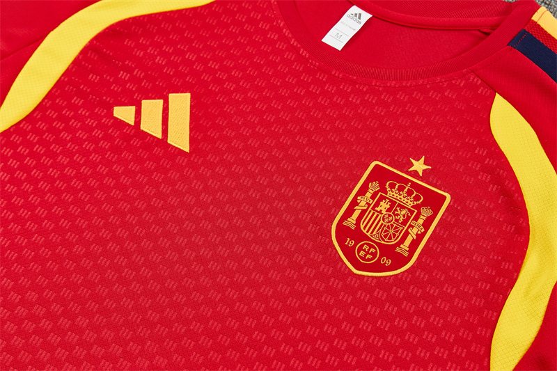 2026-27 Spain Red Short-Sleeve Training Jersey
