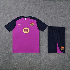 2025-26 Barcelona purple short-sleeved training jersey