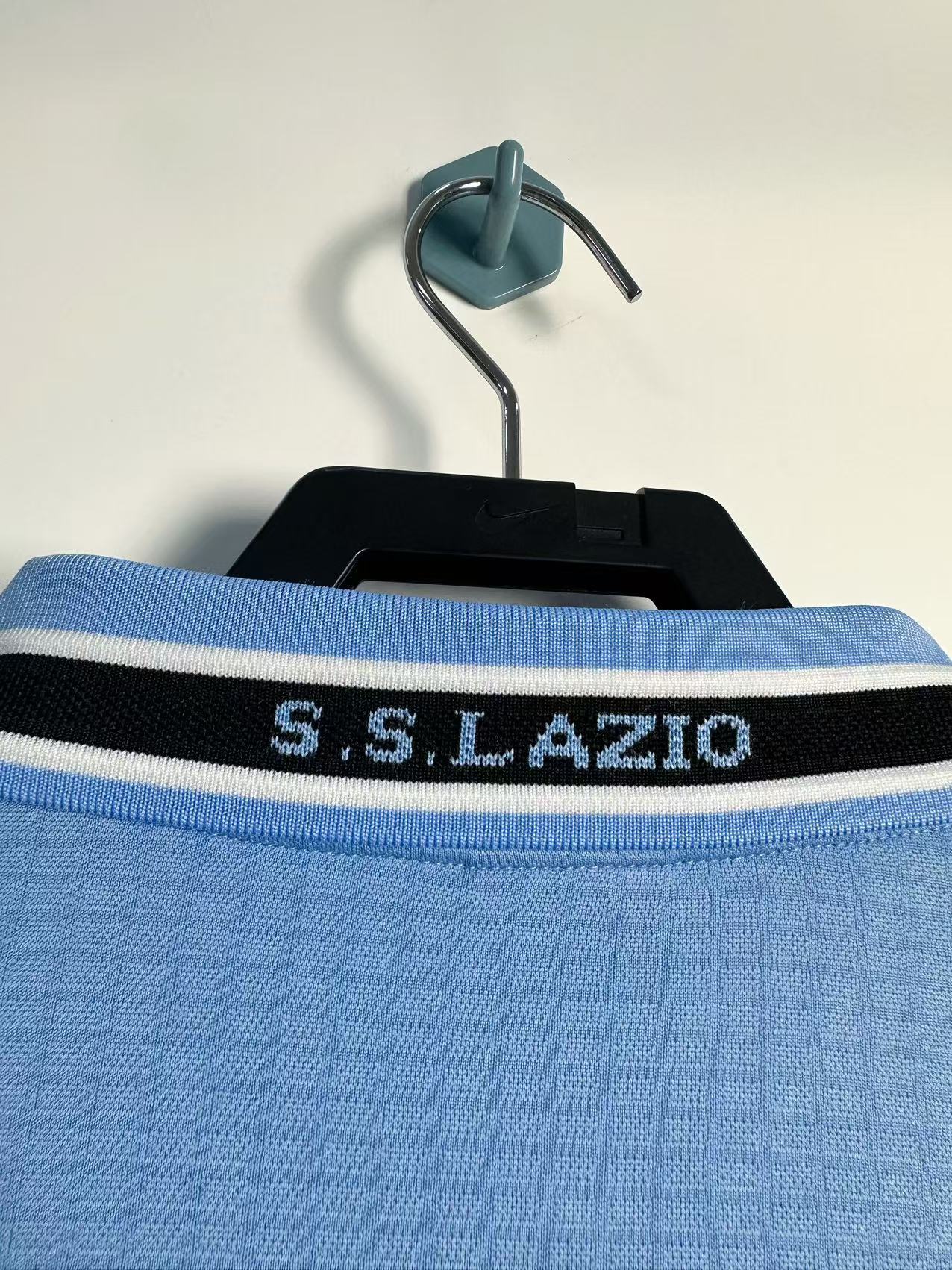 1998-99 Lazio Home Retro Long-Sleeve Jersey