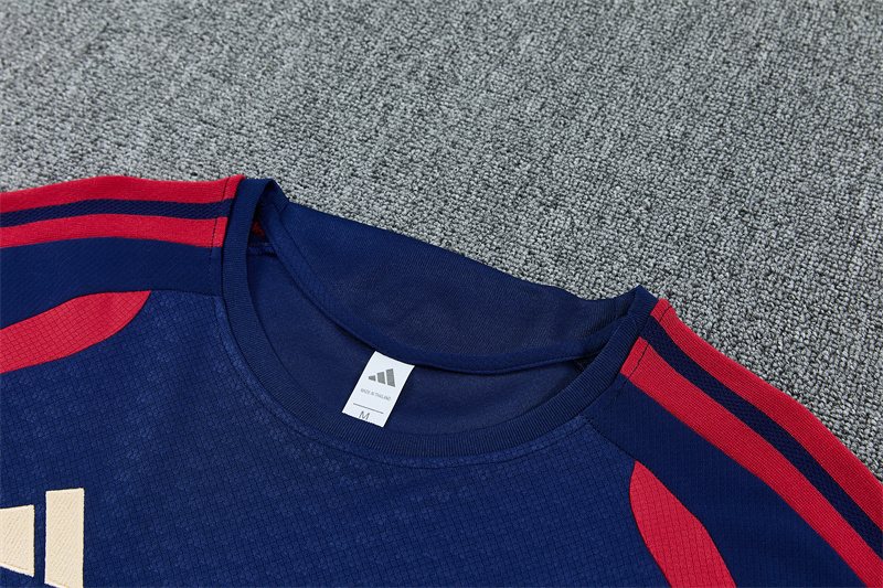 2026-27 Arsenal royal blue short-sleeved training kit