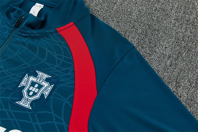 2026-27 Portugal Dark Green Half-Zip Training Top