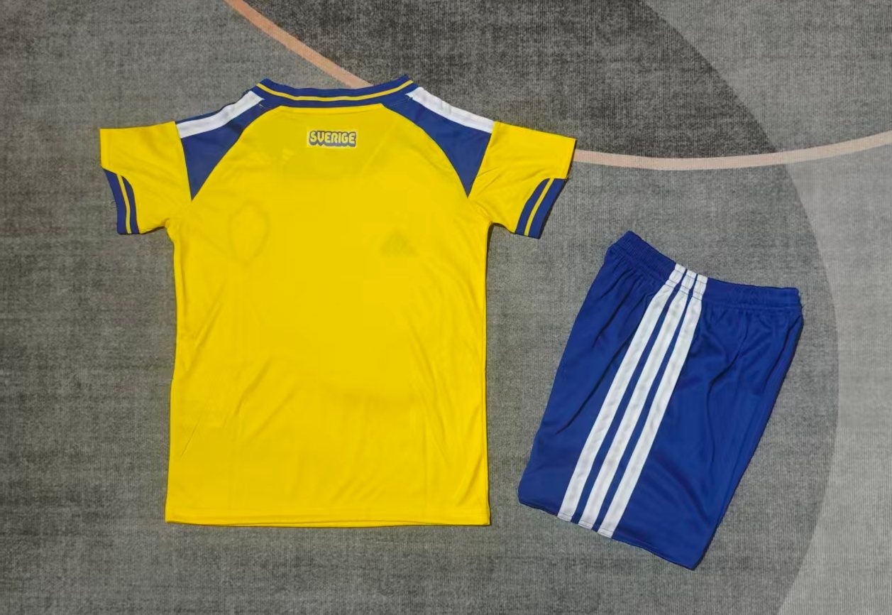 2026-27 Sweden Home Jersey - Kids