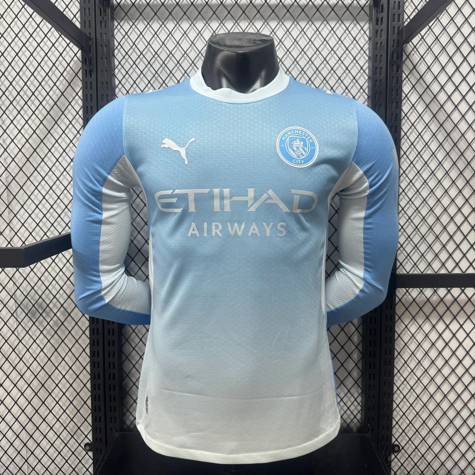 2026-27 Manchester City Home Long-Sleeve Jersey - Player Edition