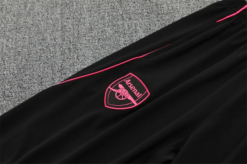 2025-26 Arsenal Black Half-Zip Training Kit