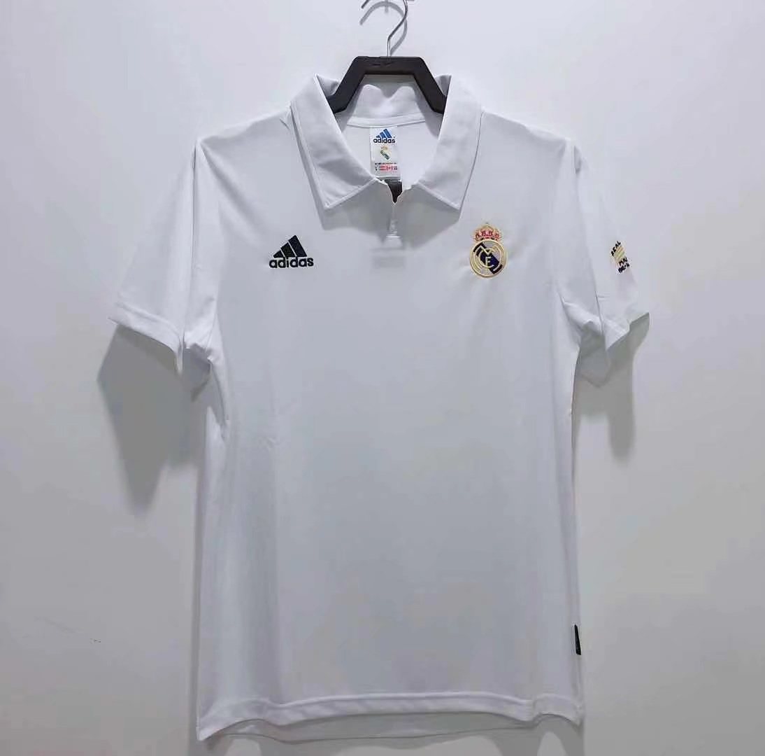 2002-03 Real Madrid Home Retro Jersey - Champions League Edition
