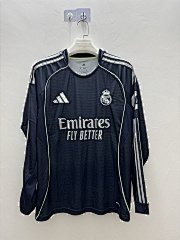 2025-26 Real Madrid away long-sleeved jersey.
