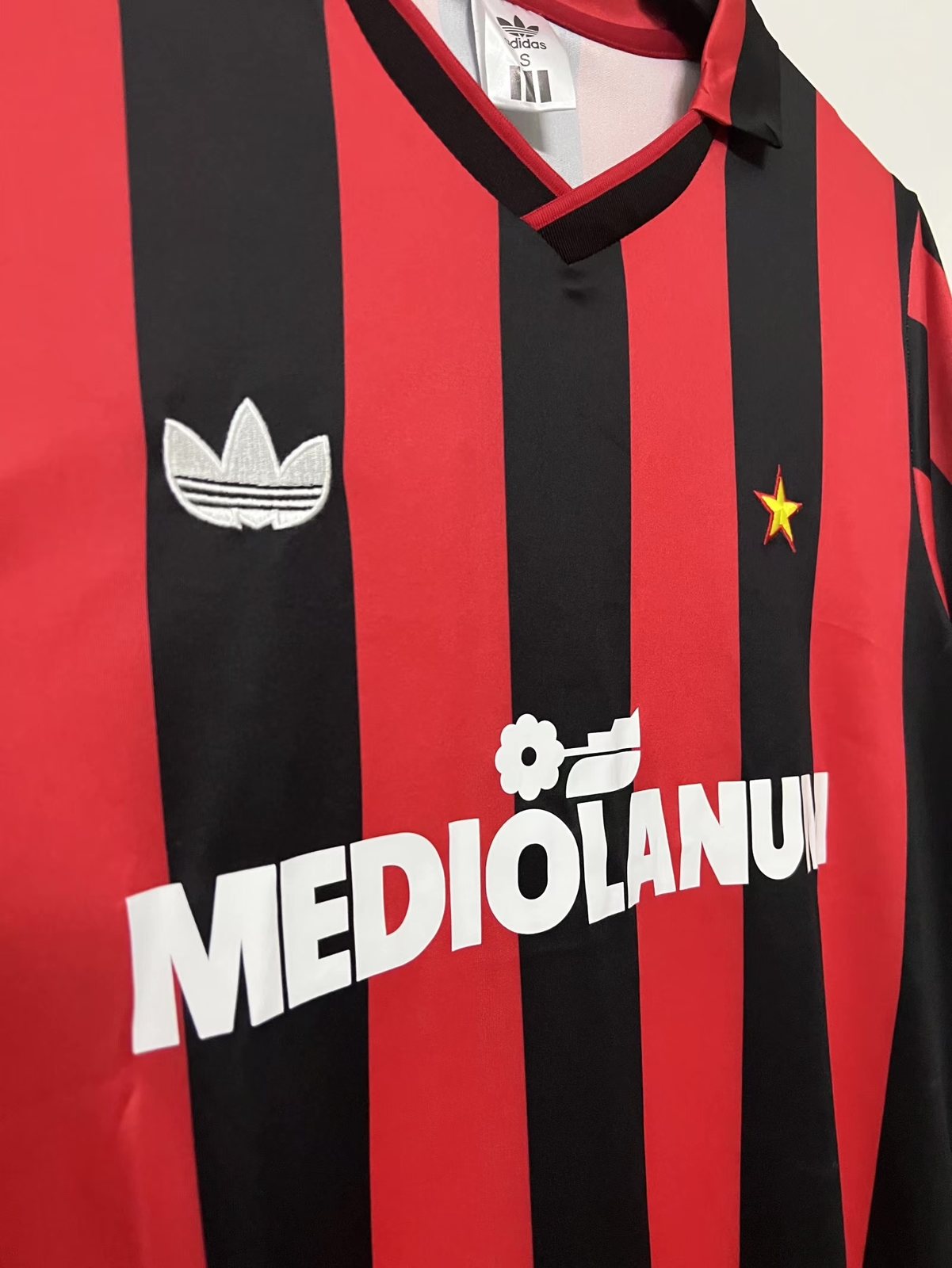 1990-91 AC Home Retro Jersey