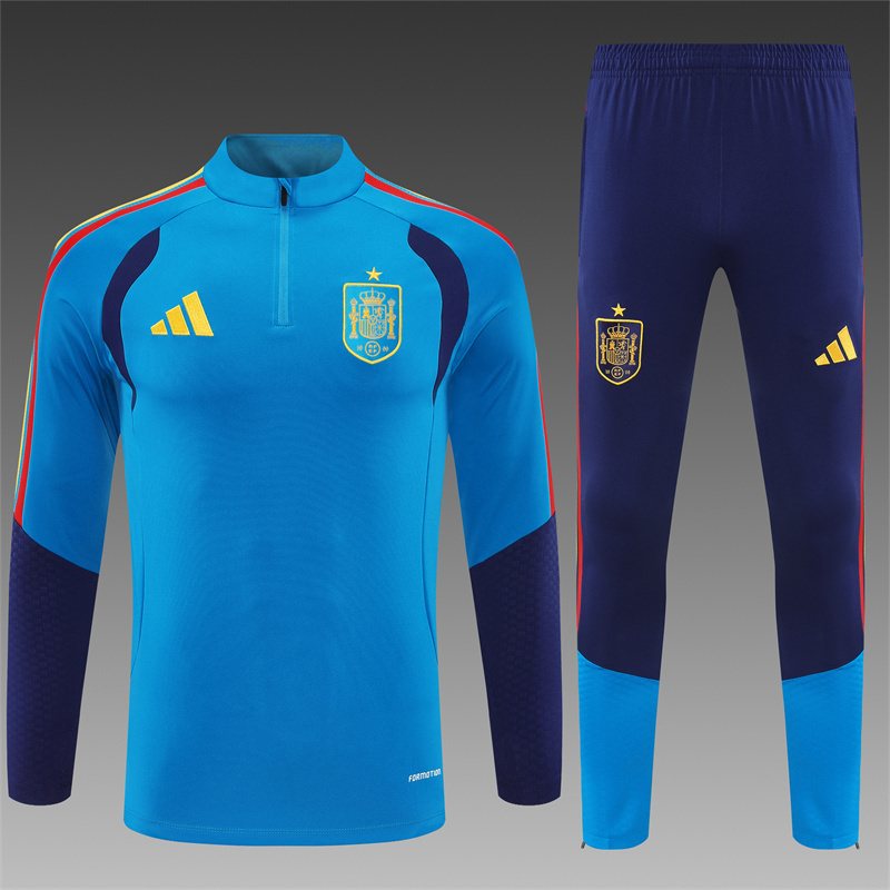 2026-27 Spain Lake Blue Half-Zip Training Jersey