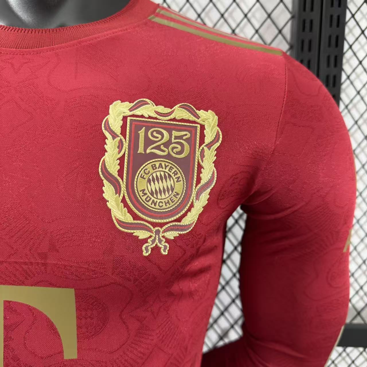 2025-26 Bayern Munich 125th Anniversary Long-Sleeve Jersey – Player Version