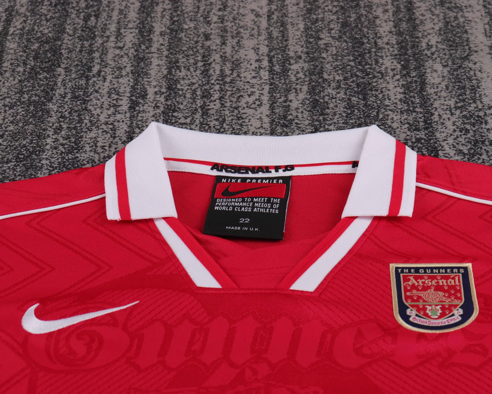 1996-97 Arsenal Home Retro Shirt - Kids