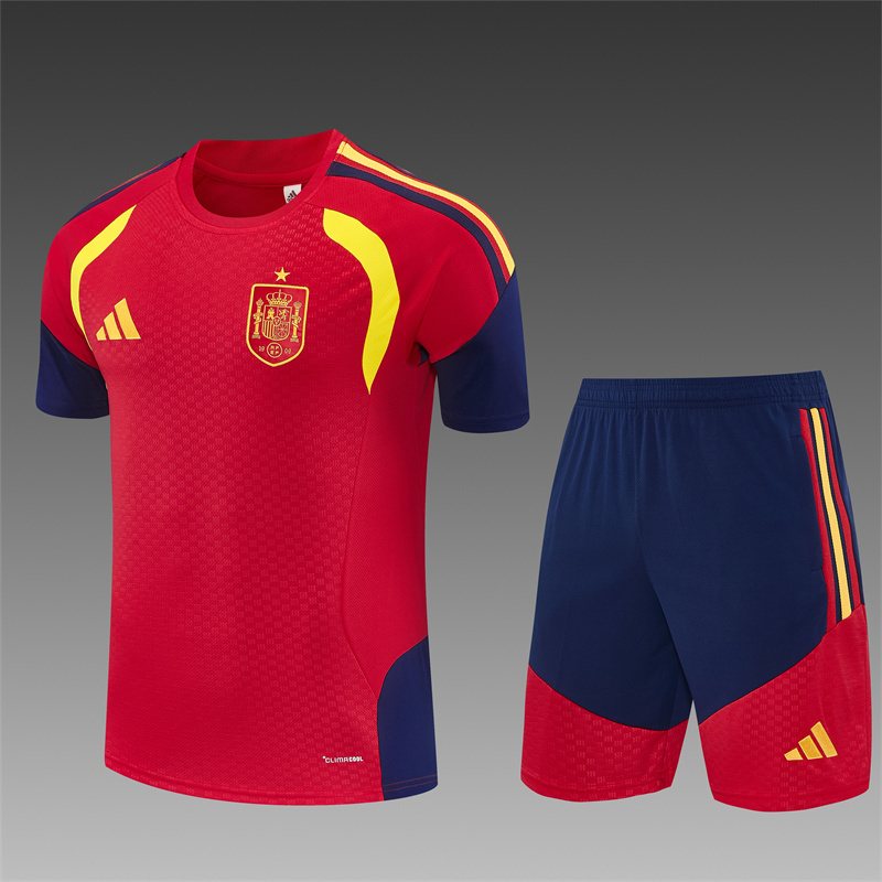 2026-27 Spain Red Short-Sleeve Training Jersey