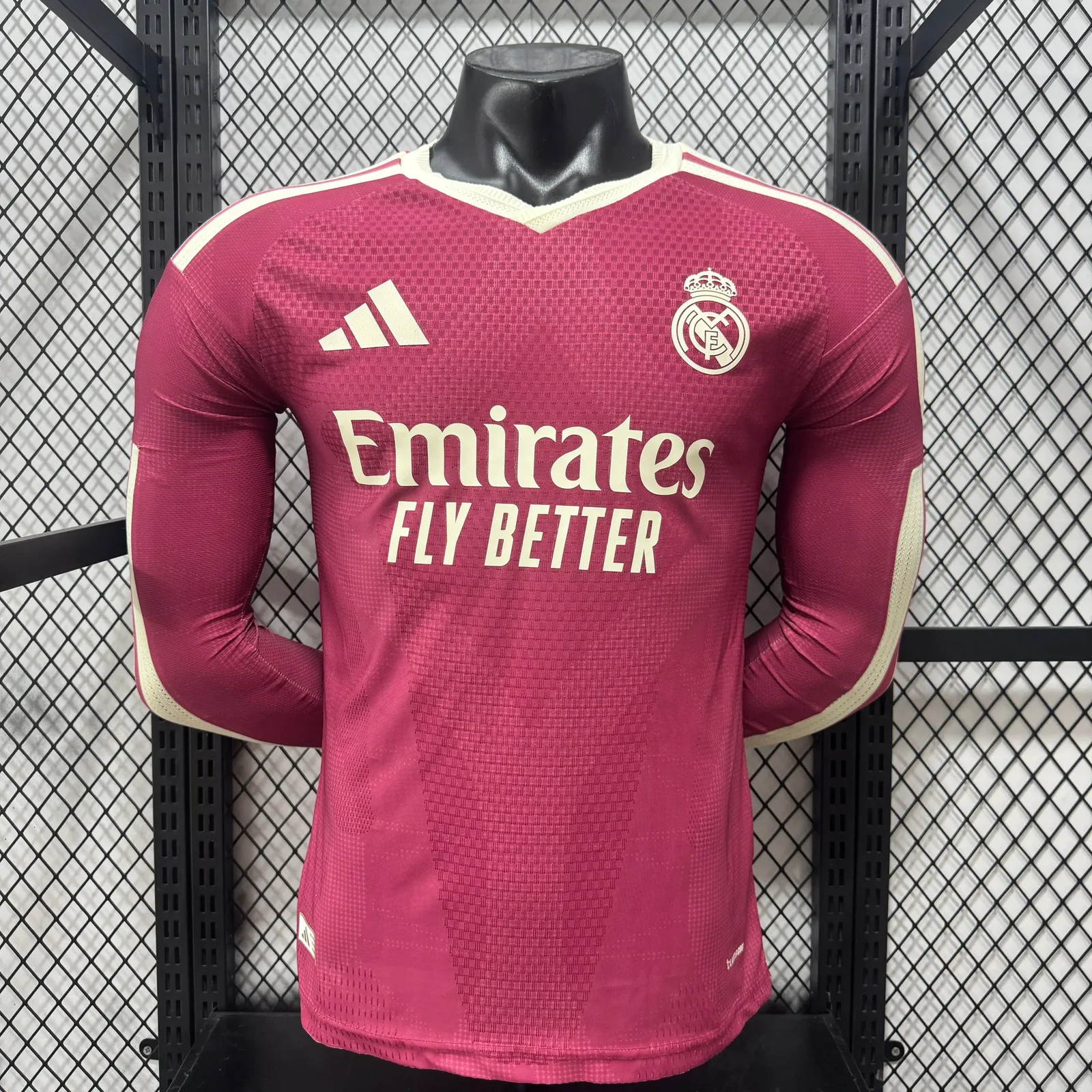 2026-27 Real Madrid Away Long-Sleeve Jersey – Player Version
