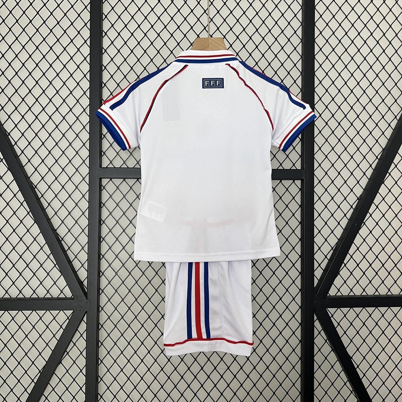 1998 France Away Retro Shirt - Kids Sizes